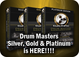Sonic Reality Announces the Release of Drum Masters Silver, Gold & Platinum Editions